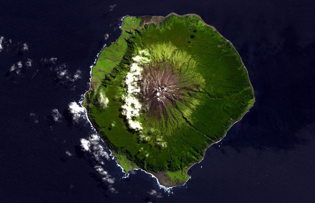 Tristan da Cunha ASTER