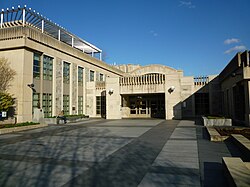 Tufts Tisch library entrance.JPG