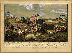Die Turkse leër marsjeer na Sofia tydens die oorlog teen Oostenryk in 1788.