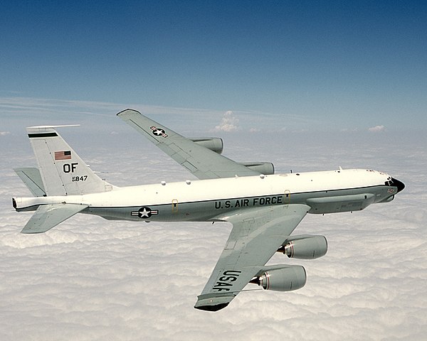 USAF's RC-135U Combat Sent reconnaissance (ELINT) aircraft