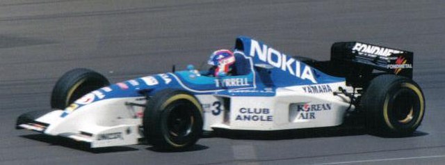 Fondmetal sponsored the Tyrrell team in 1995.