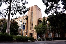 Chemistry School, University of Melbourne, 1938 University of Melbourne Chemistry School Building - Entrance View (from North).jpg