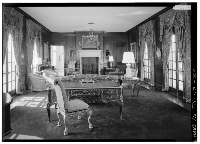 File:VIEW OF PARLOR FROM NORTHEAST - Belcaro, 2000 Belcaro Drive, Knoxville, Knox County, TN HABS TENN,47-KNOVI,6-22.tif