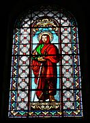 Vitrail représentant saint Pantaléon.