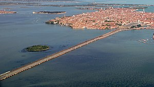 Eisenbahnbrücke Venedig Ponte Vecchio