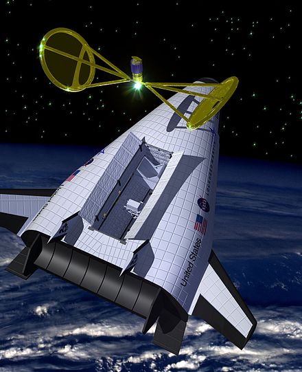 VentureStar releases a spacecraft