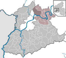 Kaart van Verbandsgemeinde Schweich an der Römischen Weinstraße