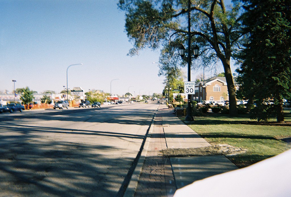 Addison, Illinois - view of downtown Addison, Illinois