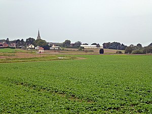 View of Grévillers and British Cemetery.jpg