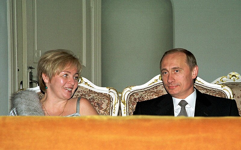 File:Vladimir Putin with Lyudmila Putina-1.jpg
