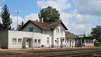 Železniční stanice Vlkoš na Vlárské dráze