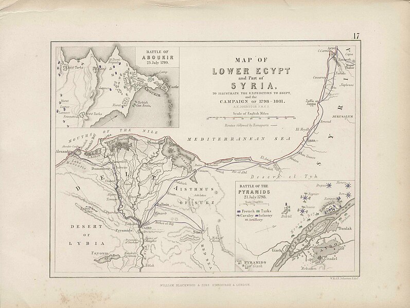 File:W. & A. K. Johnston, Map of lower Egypt and part of Syria (FL37129699 3911997).jpg