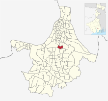 Location of Ward No. 64 in Kolkata Ward Map Ward no. 64 in Kolkata Municipal Corporation.svg