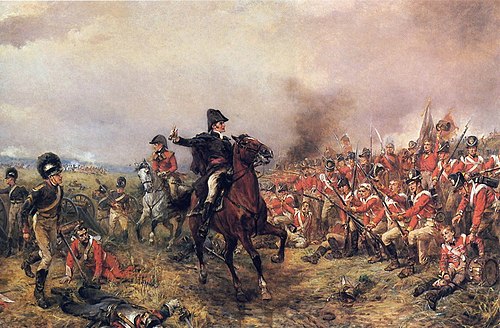 וולינגטון וחיליו בווטרלו, 1815.