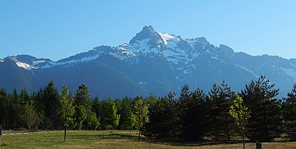 Whitehorse Mountain from Whitehorse Park in Darrington, WA