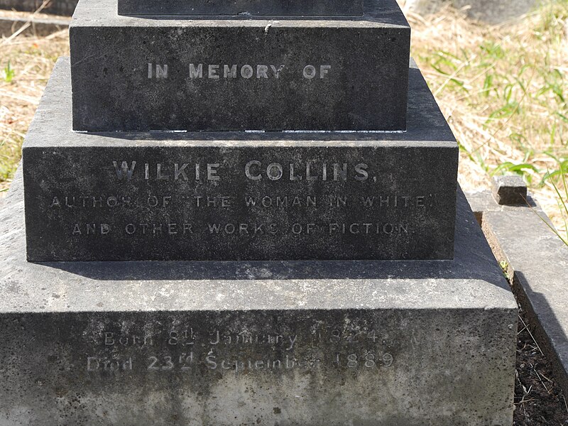 File:Wilkie Collins, Kensal Green Cemetery 02.JPG