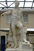 Estatua del almirante sir William Sidney Smith (1764-1840), por Thomas Kirk, Dublín, 1845.