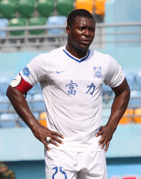 Yakubu with Guangzhou R&F in 2013