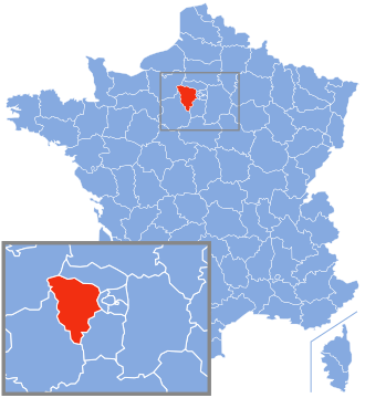 Location of Yvelines in France Yvelines-Position.svg