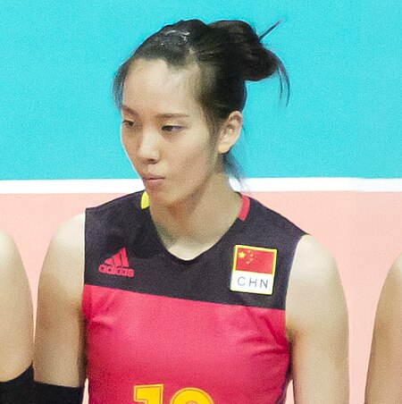 Fail:Zheng Yixin China team for Volleyball (cropped).jpg