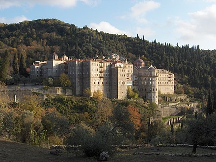 Bulgarian monastery of Saint George the Zograf (Zographou)