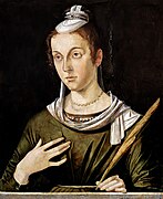 Saint Justina of Padua by Bartolomeo Montagna (Museo Correr) in Venice