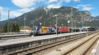 Eisenbahn mit Ammergebirge (Kramer)