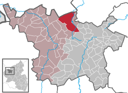 Läget för Üxheim i Landkreis Vulkaneifel