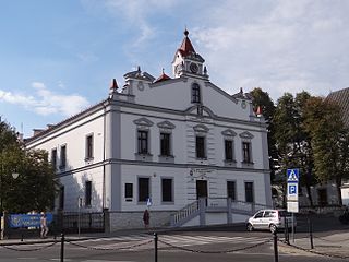 Żabno Place in Lesser Poland, Poland