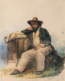 Портрет художника Алексея Александровича Писемского (1860-е)