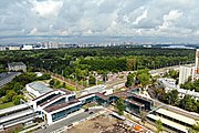 Transfer terminal leading to Streshnevo metro station of the Moscow Central Circle line.