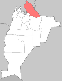 Розташування округу