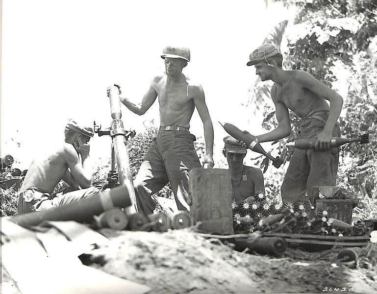 File:111-SCA-Album 2975 066 Mortar crew supporting 162nd Infantry, 41st Infantry Division, Zamboanga.jpg