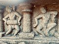 11th 12th century Pachala Someshwara Temple reliefs and mandapams, Panagal Telangana India - 61.jpg