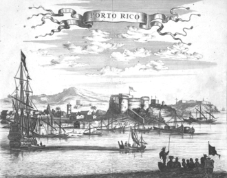 Porto Rico, 17th century 1671 Porto Rico Arnoldus Montanus.png