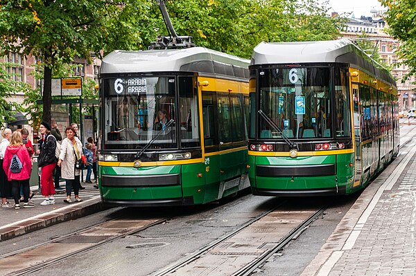 Helsinki Tram on line 6.