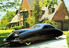 The futuristic prototype Phantom Corsair appeared as the Flying Wombat in The Young in Heart 1938 Phantom Corsair (9402801968).jpg