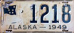 1949 Alaska Lisensi Plate.jpg