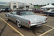 Rear view showing trunklid, 1969 Continental Mark III