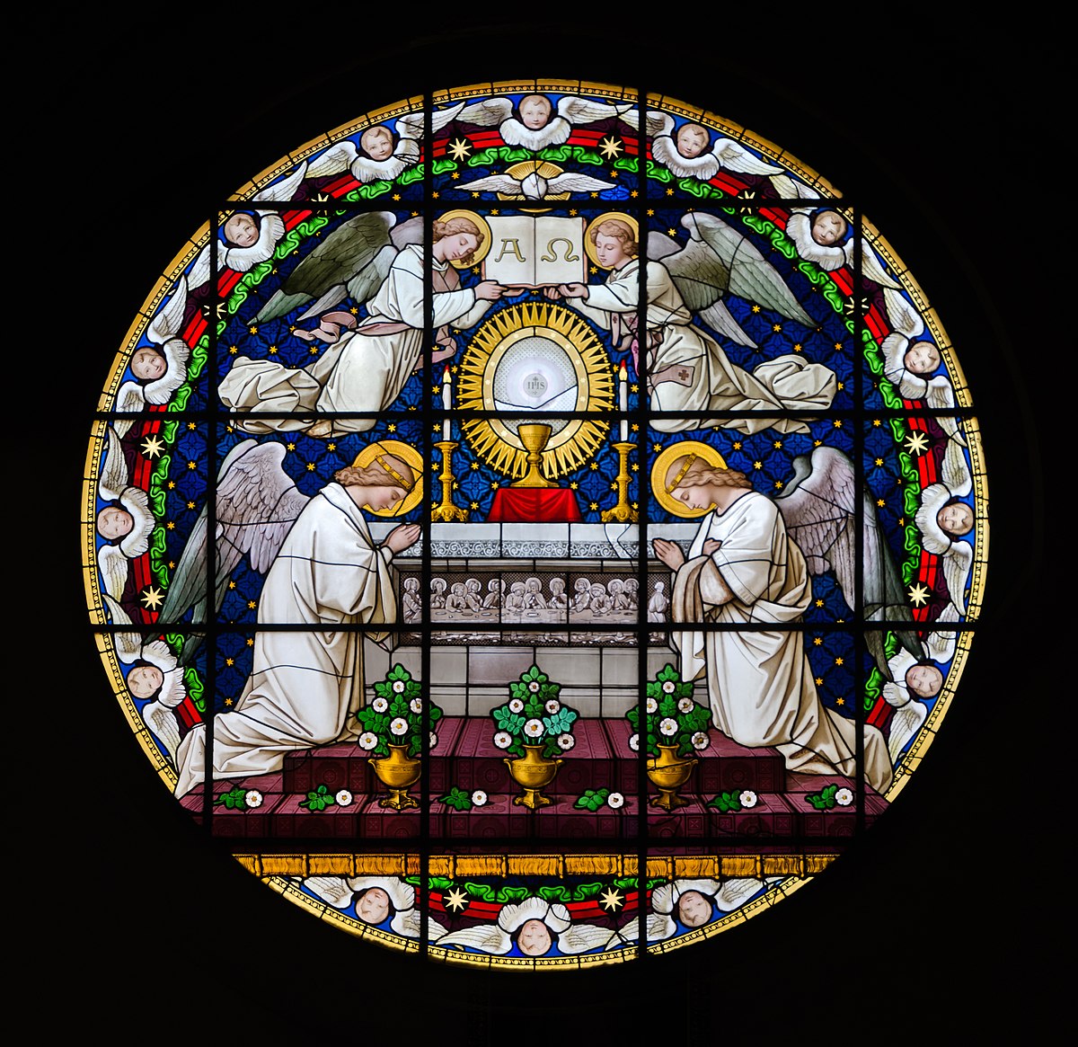 File:Stained glass before solder.jpg - Wikimedia Commons