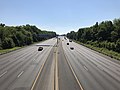 2019-07-16 09 37 11 View north along Interstate 95 (John F. Kennedy Memorial Highway) from the overpass for Old Joppa Road in Joppatowne, Harford County, Maryland.jpg