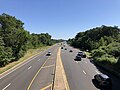 File:2020-08-18 10 56 38 View east along Maryland State Route 704 (Martin Luther King Junior Highway) from the overpass for Interstate 595 and U.S. Route 50 (John Hanson Highway) in Lanham, Prince George's County, Maryland.jpg