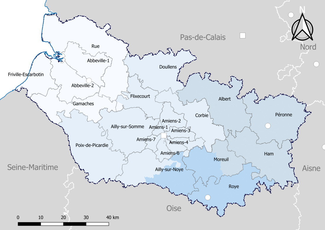 Liste des cantons de la Somme