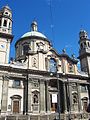 Архітектори Лоренцо Бінаго (1554–1629) та арх. Франческо Марія Рікіні (1584-1658). Церква Сан Алессандро ін Зебедія