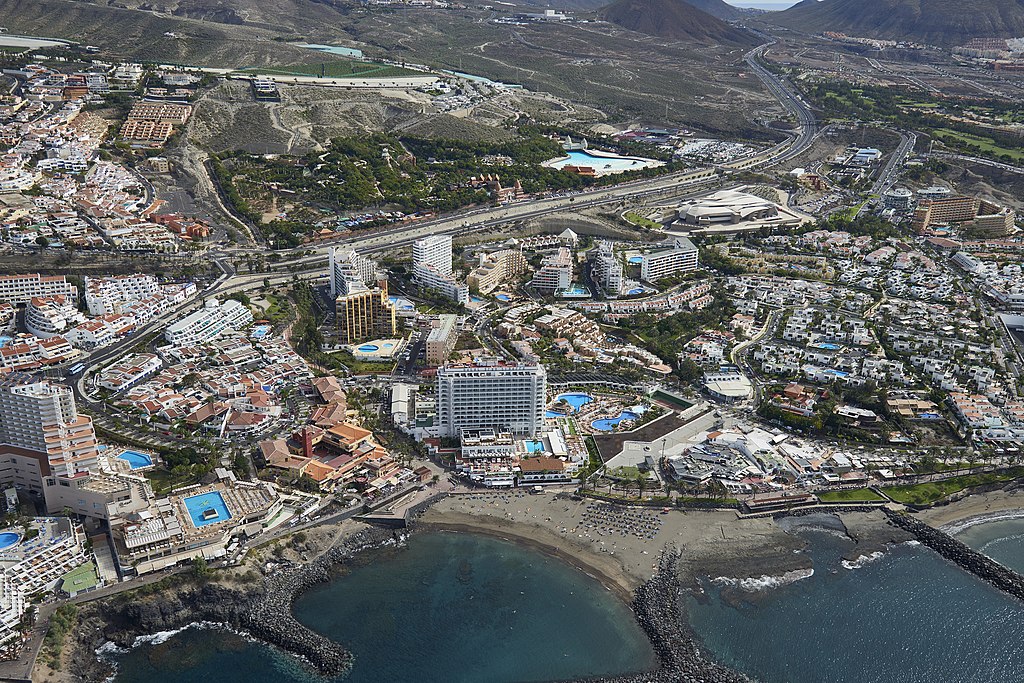 A0440 Tenerife, Adeje aerial view