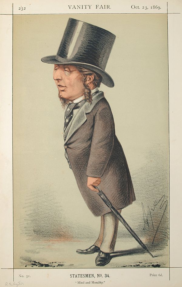 Caricature by Ape published in Vanity Fair in 1869.