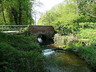 The River Bourne at Admoor Bridge near Bradfield Southend Admoor Bridge - geograph.org.uk - 794111.jpg