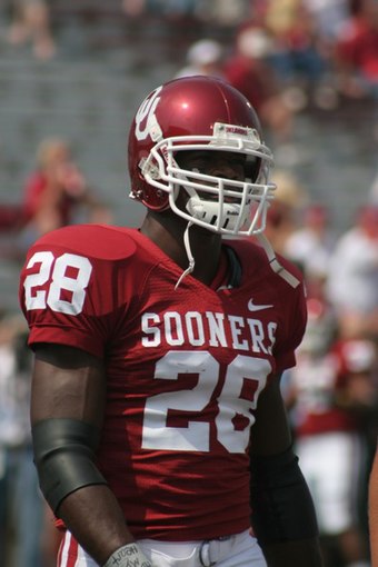 Peterson before a game against the Washington Huskies