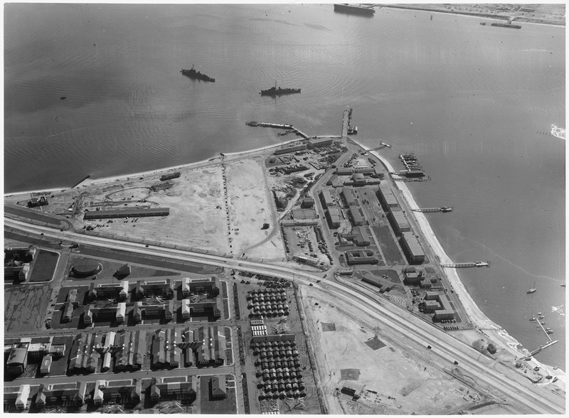 File:Aerial view of the Sound School looking south, San Diego, California. Altitude 2000 feet. - NARA - 295627.tif