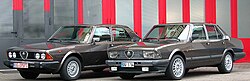 Alfa Romeo Alfa 6 (משמאל: דגם מסדרה ראשונה, מימין: דגם מסדרה שנייה)